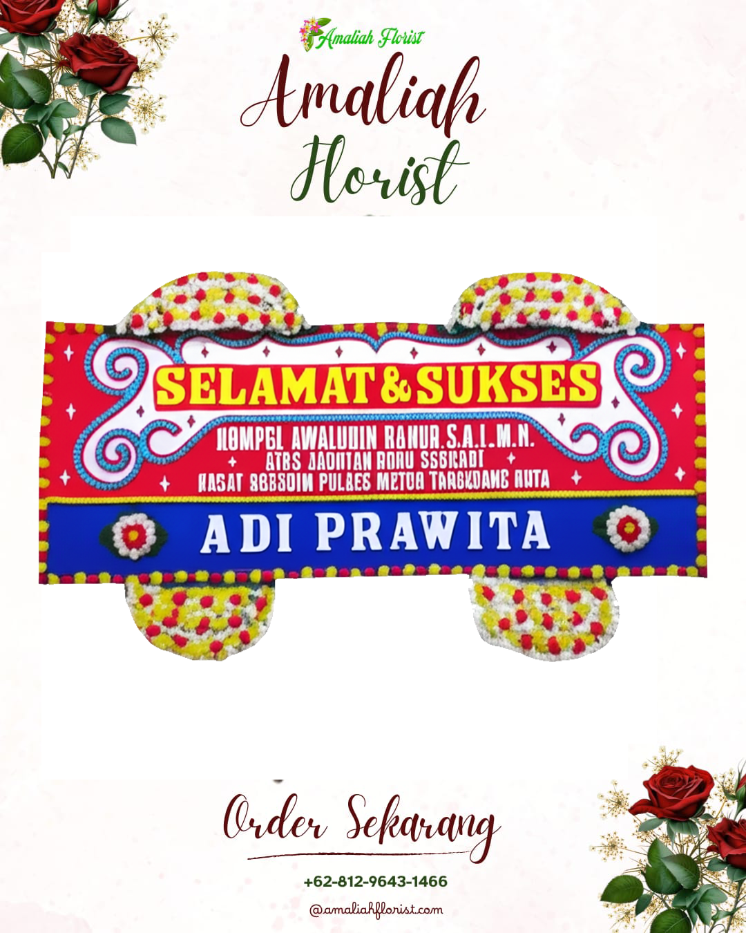Papan Bunga Ucapan Selamat Bukit Raya